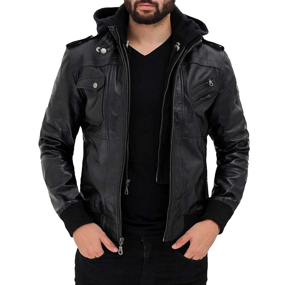 Men's Casual Leather Jackets - 100% Genuine Leather - Jacket Empire