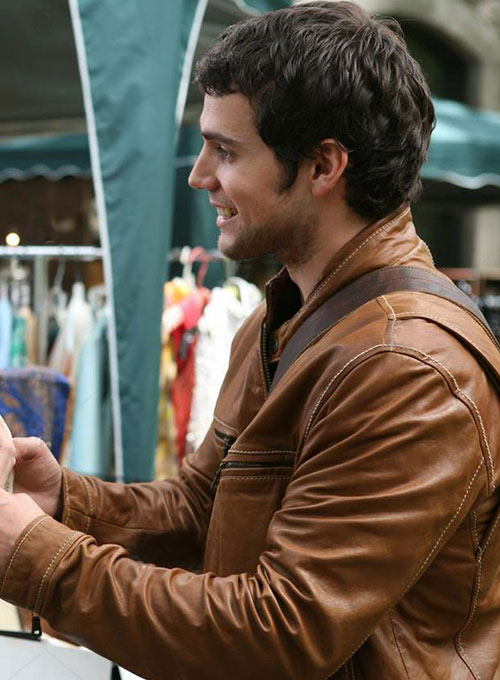henry cavill whatever works leather jacket