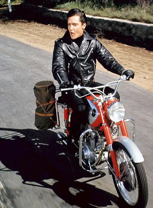elvis presley roustabout leather jacket