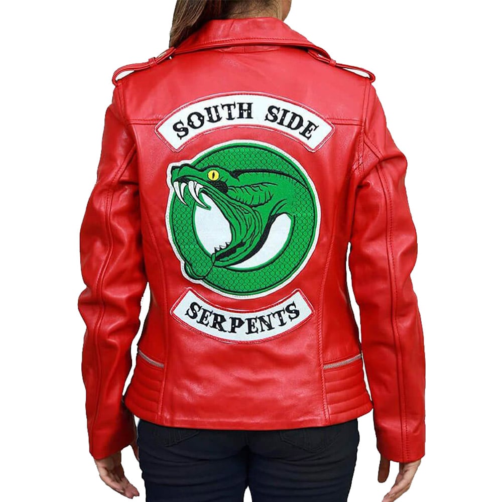 cheryl blossom red leather jacket