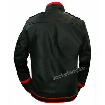 Rockstar-Inspired Black Leather Jacket - Crafted in high-quality lambskin