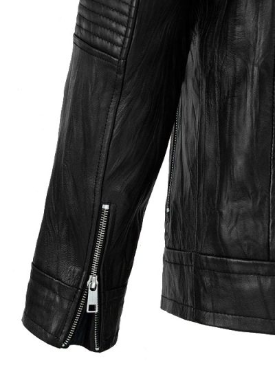 Sleek Black Leather Mission Impossible Jacket - Unleash your inner secret agent in style