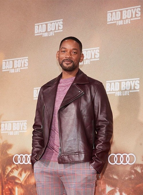Will Smith Bad Boy Leather Jacket - Iconic Style for the Modern Maverick