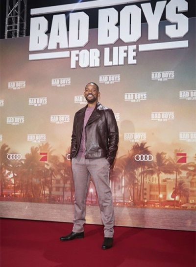 Classic Bad Boy Leather Jacket Worn by Will Smith - Elevate Your Fashion Game