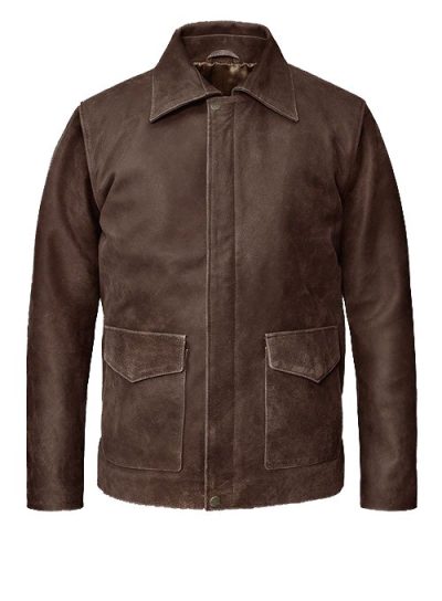 Rugged and stylish Indiana Jones leather jacket for a timeless look