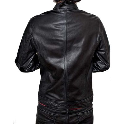 Jacket Empire Real Black Leather Jacket Mens