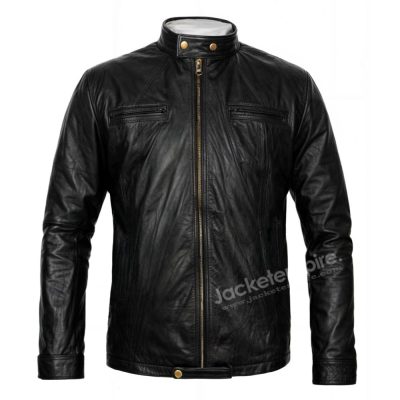 Zac Efron leather jacket replica from 17 Again movie