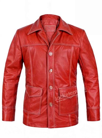 Get the Look: Fight Club Brad Pitt Leather Jacket - Men's Fashion
