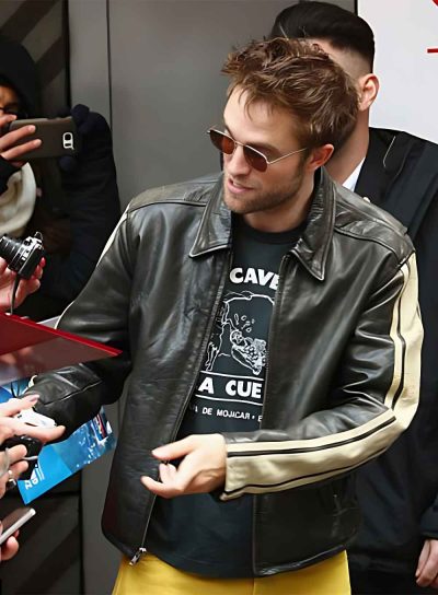 Versatile Robert Pattinson Inspired Leather Jacket - Ideal for casual or formal wear